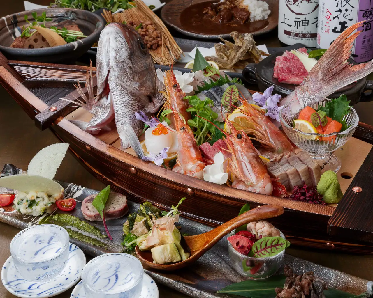 大阪産料理の船盛